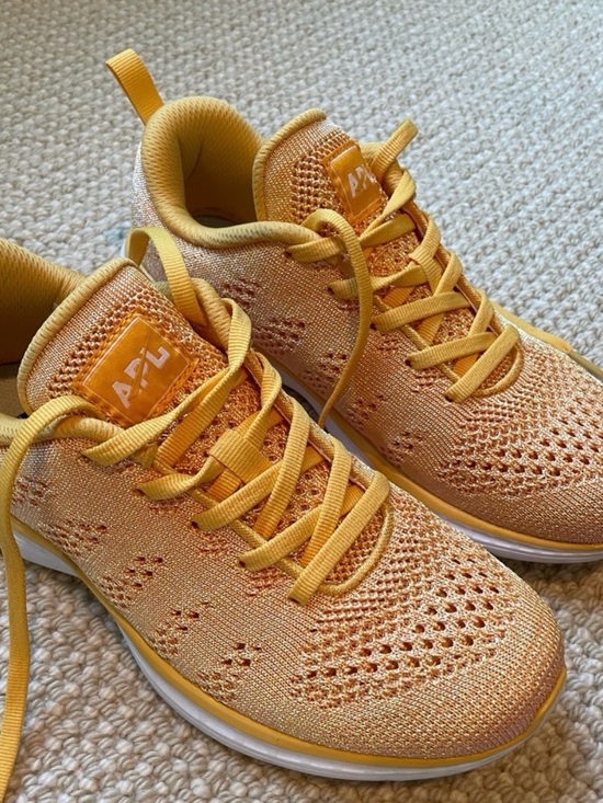 APL Shoes - APL Techloom Pro W Knit Sneakers in Bright Yellow